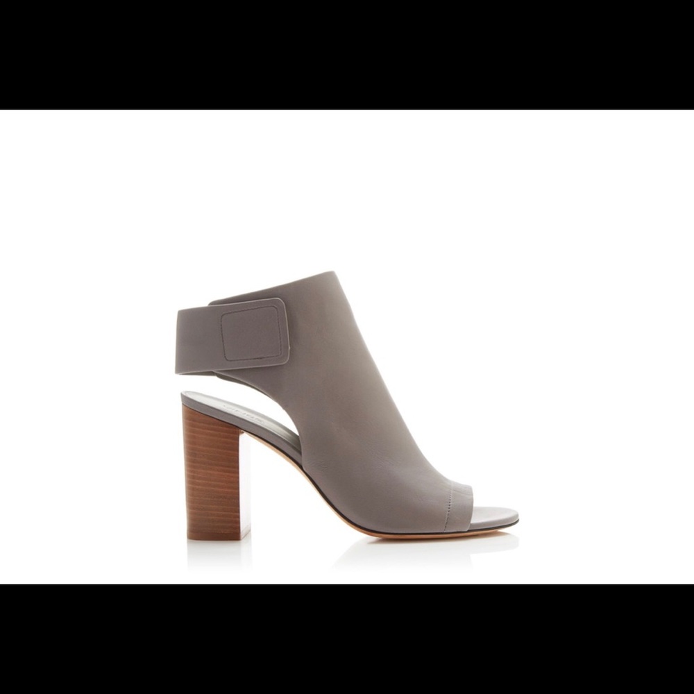 VINCE Faye Peep-toe Cutout Booties